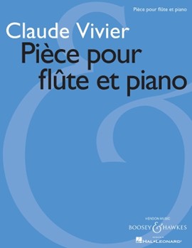Pièce pour flûte et piano by Vivier Claude for
