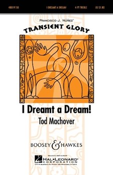 I Dreamt A Dream by Machover Tod for SSAA