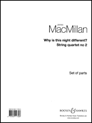 Why Is This Night Different? - String Quartet No. 2 Set Of Parts