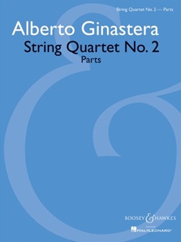 String Quartet #2 (rev 1968) - Parts by Ginstera Alberto for Str Quartet (Parts)