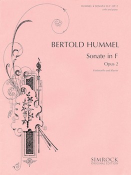 Sonata in F Major Op. 2 by Hummel Bertold for