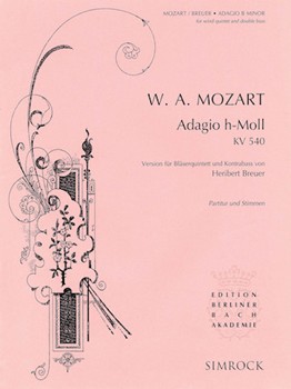 Adagio in B Minor K .540 by Mozart Wolfgang Amadeus - Heribert Breuer - for