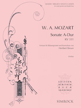 Sonata in A Major K. 331 by Mozart Wolfgang Amadeus - Heribert Breuer - for