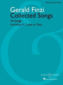 Collected Songs by Finzi Gerald for Medium Low Voice