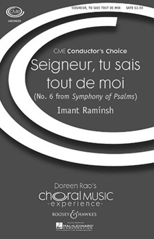 Seigneur Tu Sais Tout De Moi by Raminsh Imant for SATB