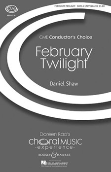 February Twilight by Shaw Daniel for SATB a cappella