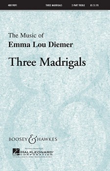 3 Madrigals by Diemer Emma Lou for SA