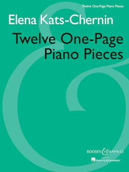 12 One-page Piano Pieces by Kats-Chernin Elena for Piano