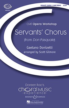 Servants' Chorus by Donizetti Gaetano - Scott Gilmore - for 2-Part