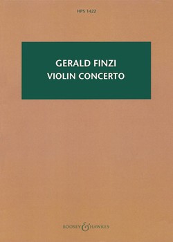 Violin Concerto by Finzi Gerald for Study Score