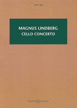 Cello Concerto by Lindberg Magnus for Study Score