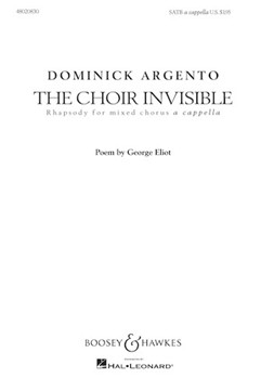 Choir Invisible by Argento Dominick for SATB