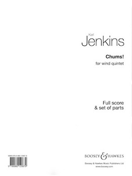 Chums by Jenkins Karl for Woodwind Quintet