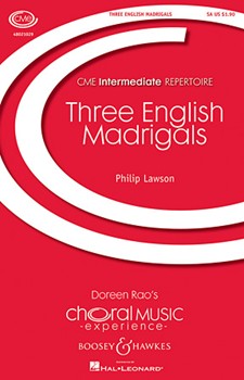 3 English Madrigals by Lawson Philip for SA