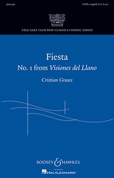 Fiesta #1 From Visiones Del Llano by Grases Cristian for SATB a cappella