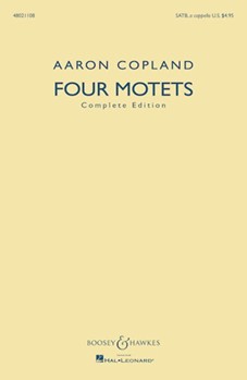 4 Motets by Copland Aaron for SATB a cappella