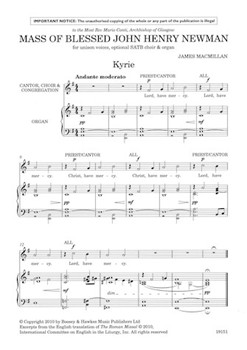 Mass of Blessed John Henry Newman by MacMillan James for