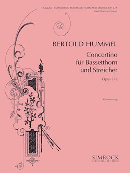 Concertino Op. 27a by Hummel Bertold for