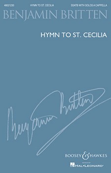 Hymn To St Cecilia by Britten Benjamin for SSATB