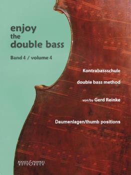 Enjoy The Double Bass Vol 4 Method Thumb Positions (no Cd) STRING BAS