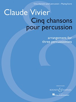Cinq Chansons Pour Percussion [2 Or 3 Percussionists]