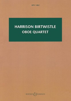 Oboe Quartet by Birtwistle Harrison for Study Score