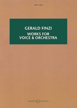 Works for Voice and Orchestra Study Scor