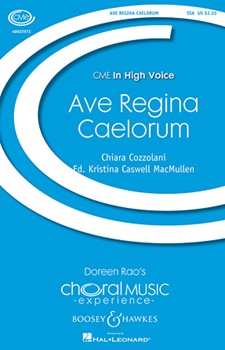 Ave Regina Caelorum by Cozzolani Chiara Margarita - MacMullen Kristina - for SSA