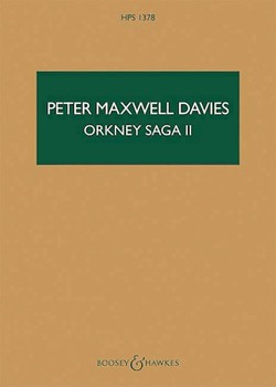 Orkney Saga Ii: In Kirkwall, The First Red St. Magnus Stones (hps 1378) Study Scor