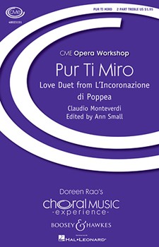 Pur Ti Miro by Monteverdi Claudio - Small Ann - for 2-Part Treble