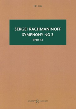 Symphony No. 3 Op. 44 by Rachmaninoff Sergei for Study Score