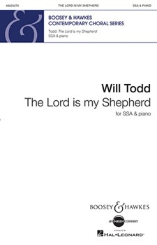 Lord Is My Shepherd: Words From Psalm 23 Ssa And Piano English by Todd Will for SSA