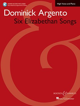 Six Elizabethan Songs New Edition w/online audio [high voice] Vocal