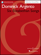 Six Elizabethan Songs New Edition w/online audio [medium/low voice] Vocal