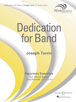 Dedication for Band [concert band] Turrin Score & Pa