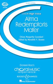 Alma Redemptoris Mater by Cozzolani Chiara Margarita - Bowen Meredith Y - for SA/cont