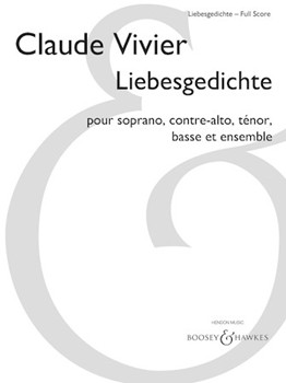 Liebesgedichte by Vivier Claude for Full Score