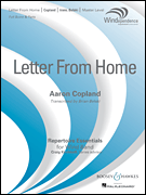 Letter from Home [concert band] Belski Score & Pa