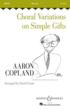 Choral Variations on Simple Gifts by Copland Aaron - Conte David - for SATB and Piano