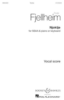 Njoktje by Fjellheim Frode South Sami yoik for SSAA and Piano