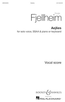 Aejlies by Fjellheim Frode for SSAA and Piano