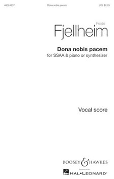 Dona Nobis Pacem by Fjellheim Frode for SSAA and Piano