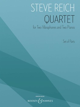 Quartet For 2 Vibraphones And 2 Pianos - Set Of Parts by Reich Steve for Mallet Duet