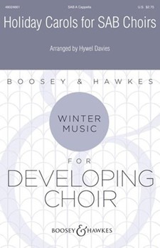 Holiday Carols for SAB Choirs by Various - Davies Hywel - for SAB a cappella