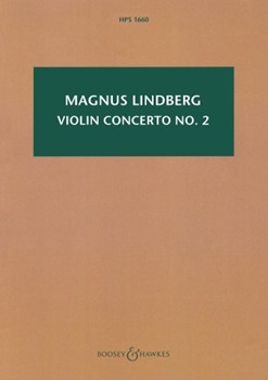Violin Concerto No. 2 by Lindberg Magnus for Study Score