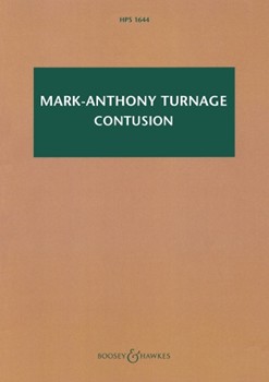 Contusion: After a Poem by Sylvia Plath by Turnage Mark-Anthony for Study Score