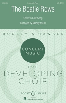 Boatie Rows by Scottish Folk Song - Miller Mandy - for Unison