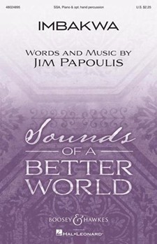 Imbakwa by Papoulis Jim for SSA and Piano (optional hand percussion)