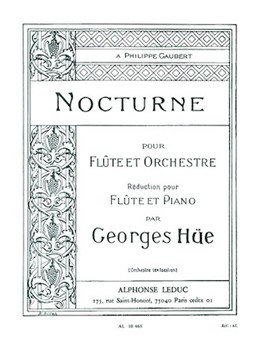 Nocturne (flute & Piano) by Hue Georges for Flute
