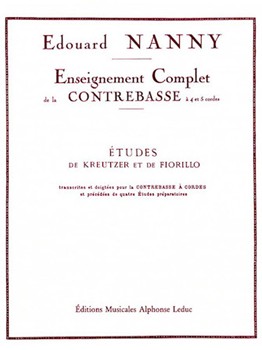 Etudes De Kreutzer Et De Fiorillo (double Bass Solo) by Nanny Edouard for Double Bas
